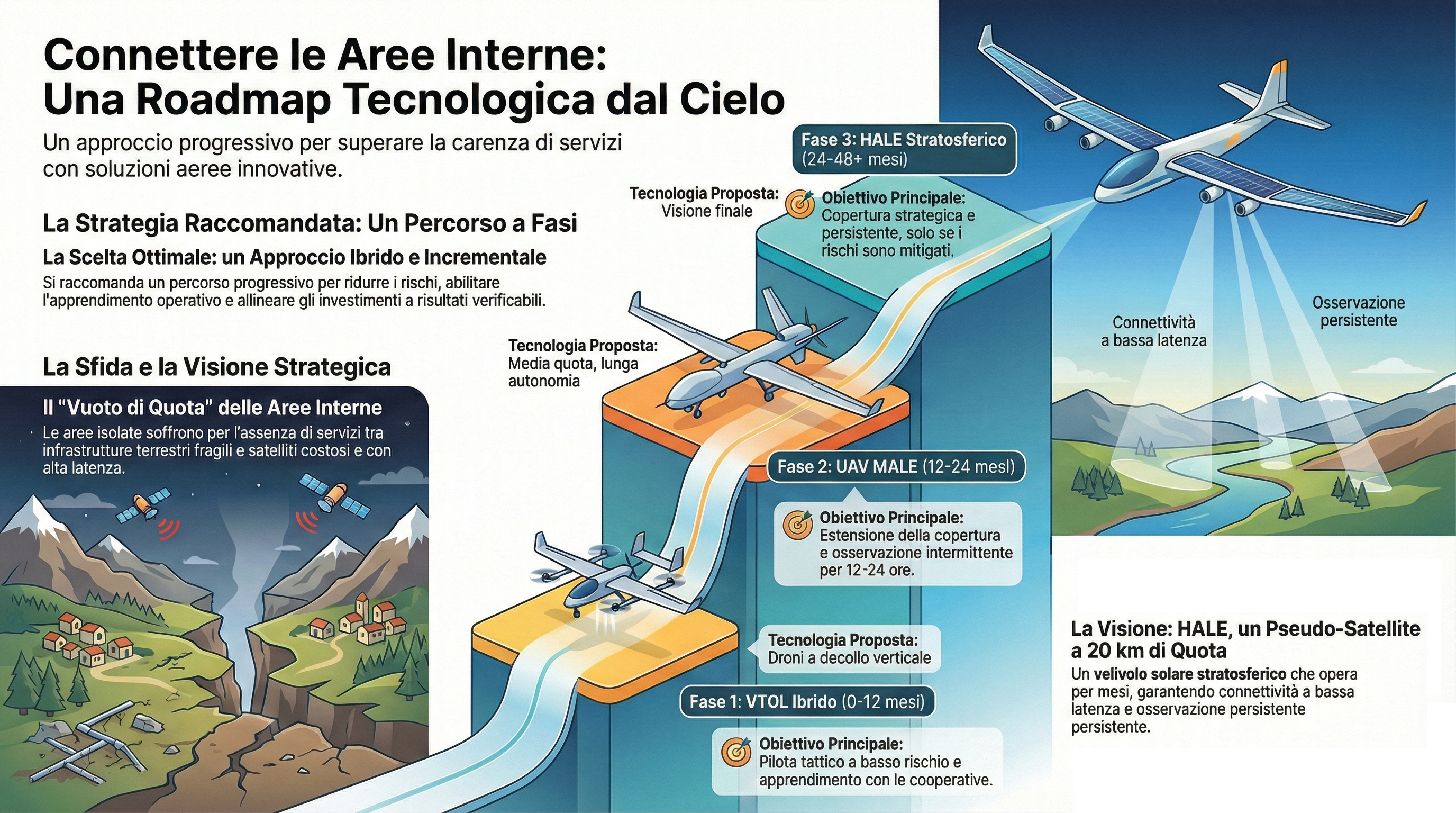 Immagine placeholder: H.A.L.E. drone e team (da sostituire con fotografie dedicate)