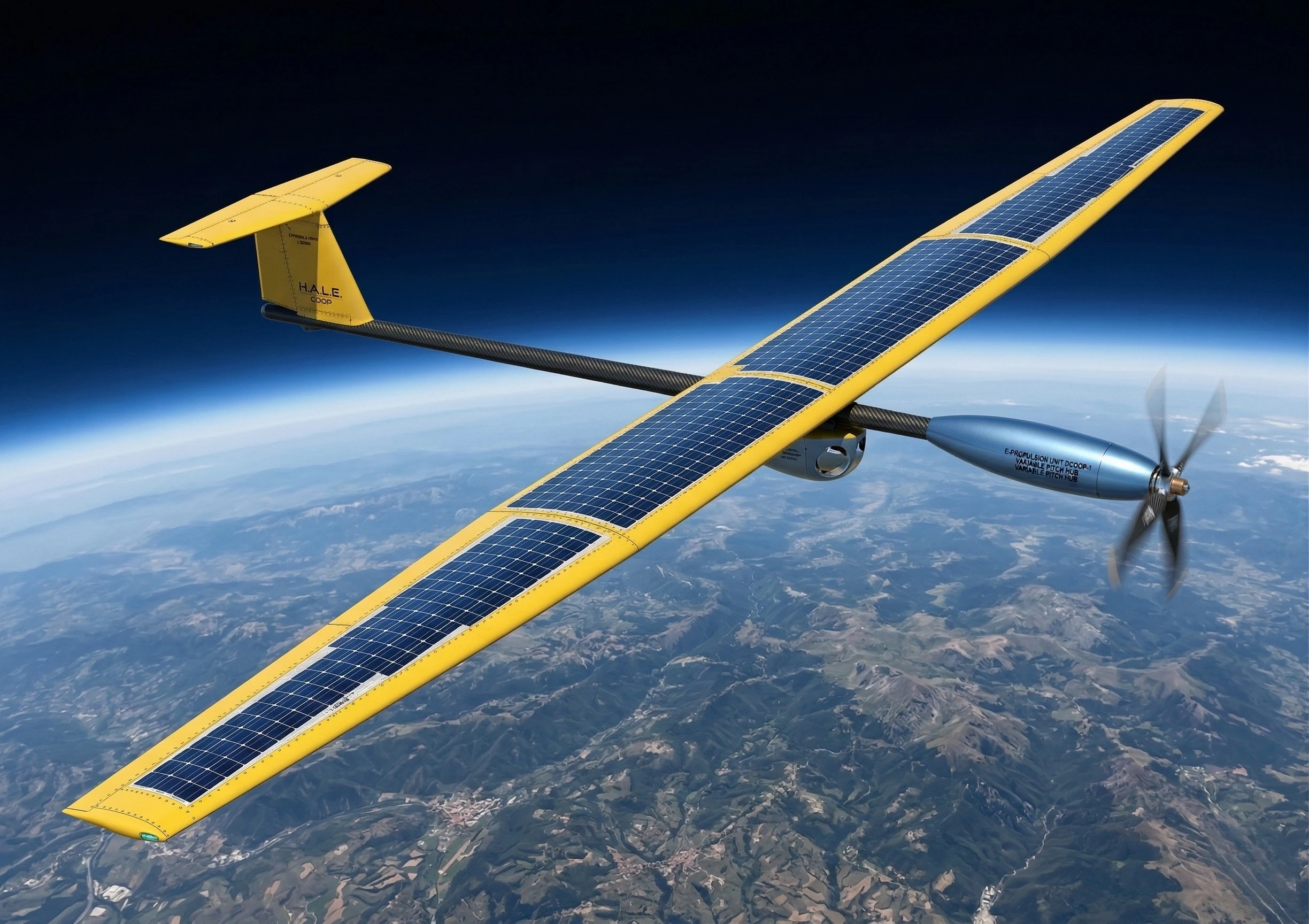 H.A.L.E. Drone Cooperativo